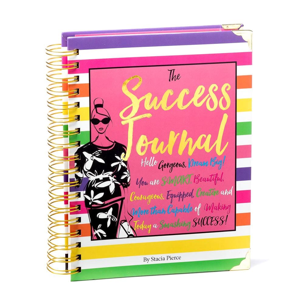 Success Journal Candy Stripe