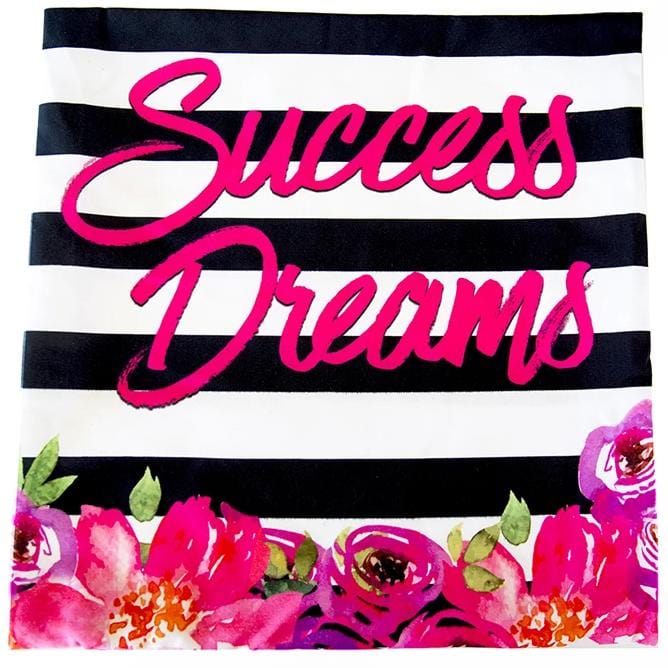 Success Dreams Pillow Cover