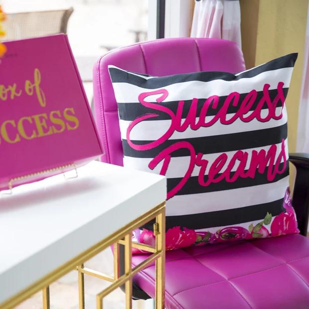 Success Dreams Pillow Cover
