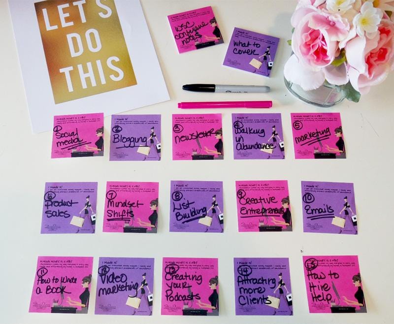 Success Stickies Orange/Yellow